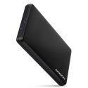 Axagon EE25-SLC saugojimo diskų korpusas HDD / SSD aptvaras Juoda 2.5" Axagon EE25-SLC saugojimo diskų korpusas HDD / SSD aptvaras Juoda 2.5"