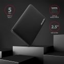 Axagon EE25-SLC storage drive enclosure HDD/SSD enclosure Black 2.5"