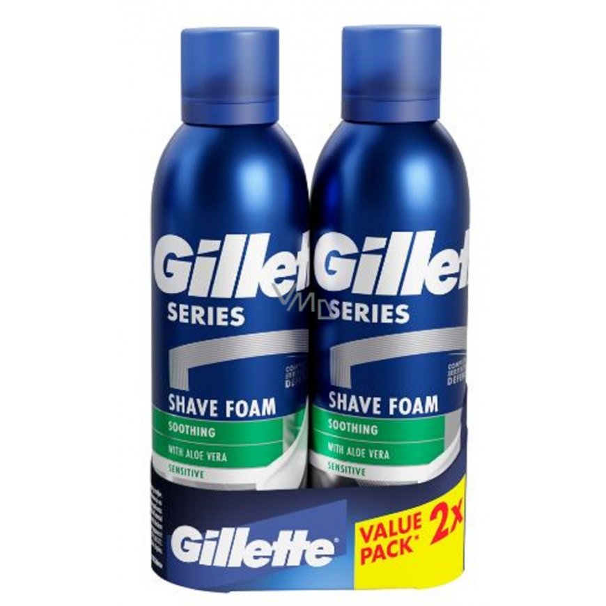 Gillette Sērija Nomierinošā skūšanās putas Duopack