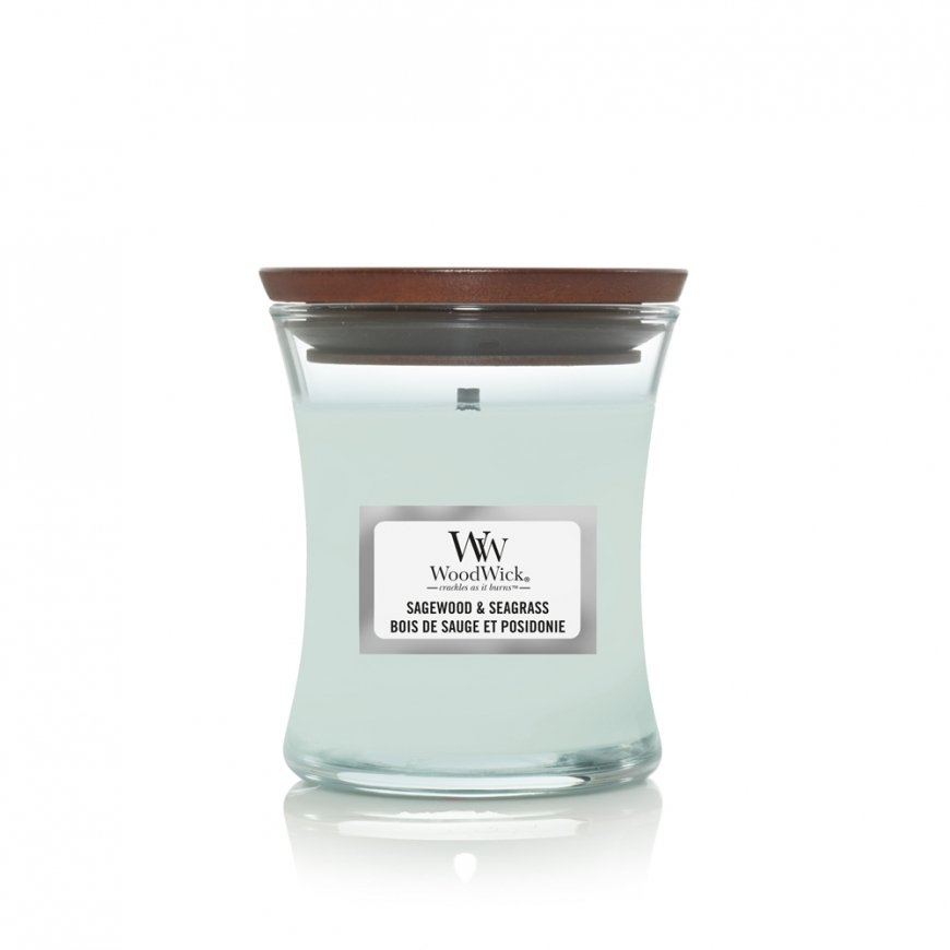 WoodWick Sagewood & Seagrass Mini Jar