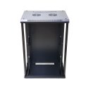 Extralink Rackmount cabinet 15U 600x600 Black wall mounted Extralink Rackmount cabinet 15U 600x600 Black wall mounted