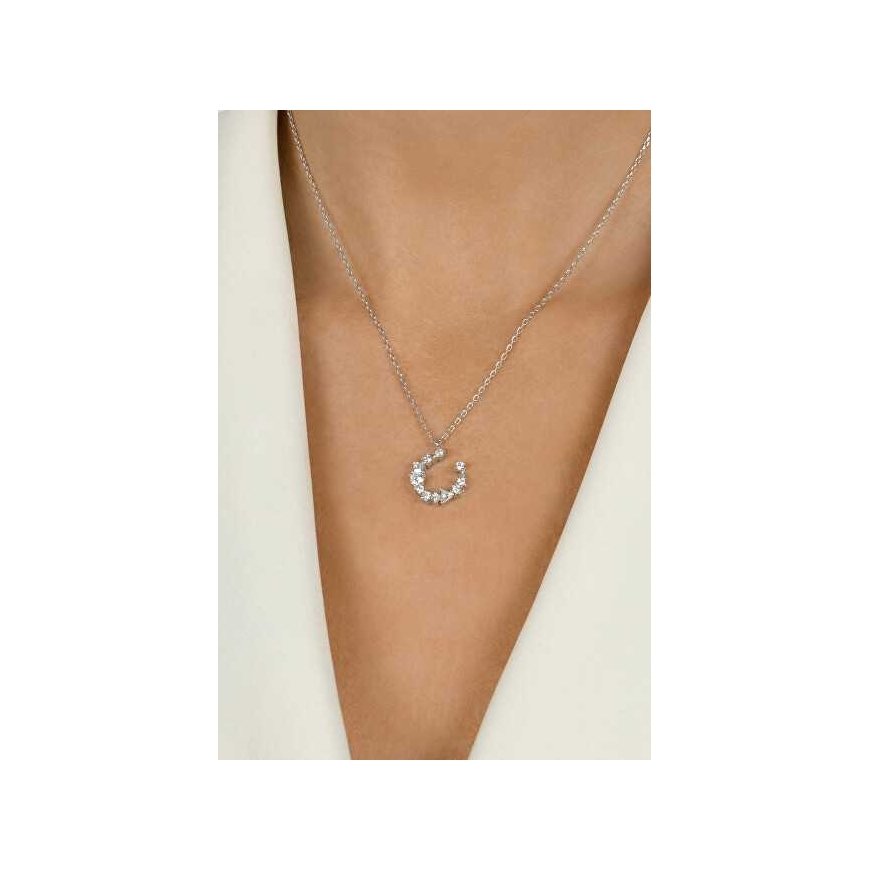 Brilio Silver Brilio Sidabrinis Charming silver pendant with zircons NCL79W – 2
