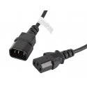 Lanberg CA-C13E-10CC-0018-BK virtajohto musta 1,8 m C13 liitin C14 liitin Lanberg CA-C13E-10CC-0018-BK virtajohto musta 1,8 m C13 liitin C14 liitin