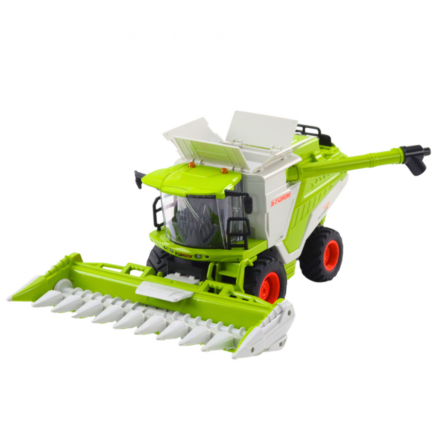 Lean Toys Remote Controlled Combine Harvester with Corn Header – 2