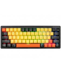 Tracer EVO2 tastatūra Speļu USB + RF Wireless + Bluetooth QWERTY Angļu Melns, Oranžs, Dzeltens