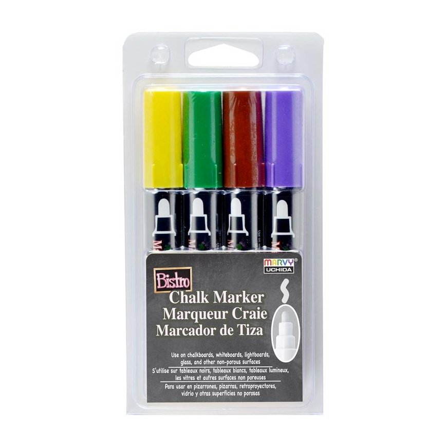 Marvy Uchida Liitukynät Marvy Bistro Liitukynä 480-4D 4kpl.