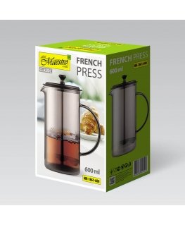 French press MAESTRO MR-1861 (MR-1861-600) 600 ml Translucent