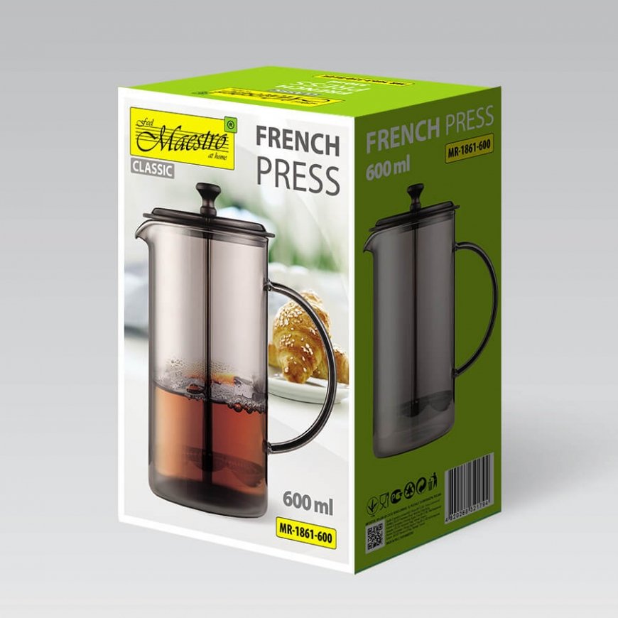 Frances prese MAESTRO MR-1861 (MR-1861-600) 600 ml caurspīdīga