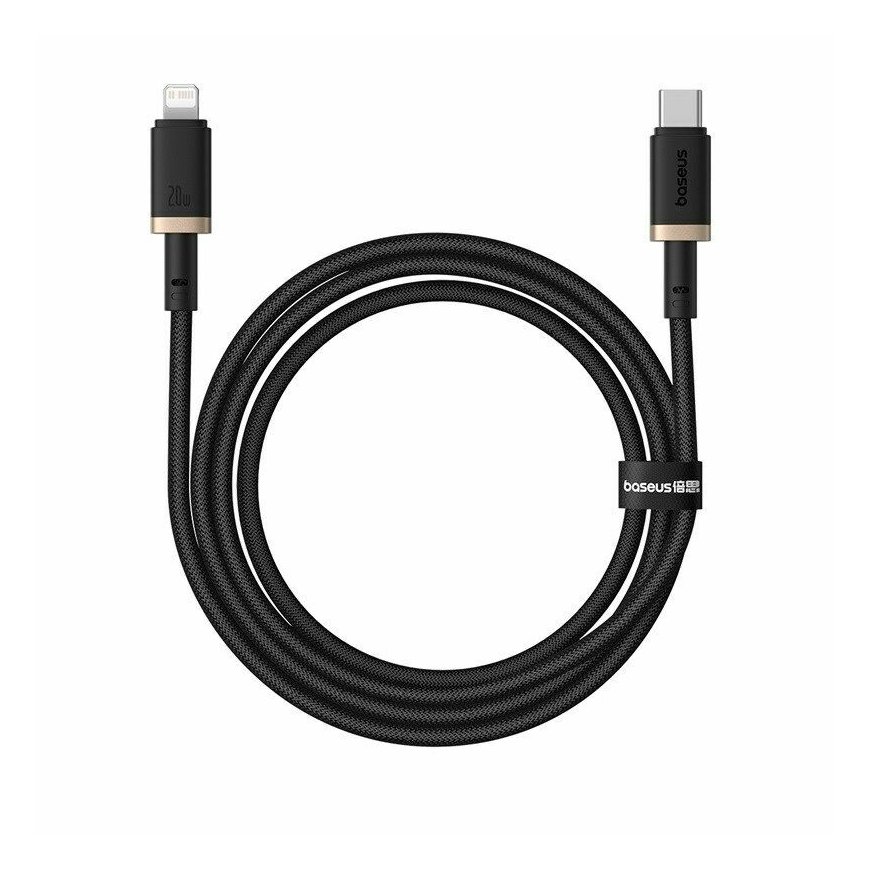 Baseus Dura Type C fast charging cable for iP 20 W 1 m Black, Gold – 2