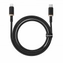 Baseus Dura Type C kiire laadimise kaabel iP 20 W 1 m Must, Kuld Baseus Dura Type C kiire laadimise kaabel iP 20 W 1 m Must, Kuld