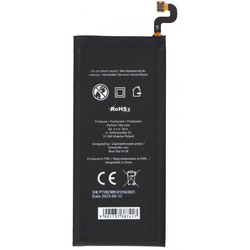 BlueStar „Blue Star Mēlynas STAR PREMIUM“ akumulators, kas paredzēts „Samsung S7 Edge“, 3600 mAh – 3