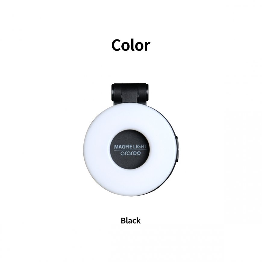 Kannettava LED-lamppu Araree Magfie Light MagSafe musta