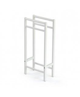 Arredamenti Italia ARREDAMENTI SALVI' Rankšluosčių kabykla - 77 x 34 cm, Balta
