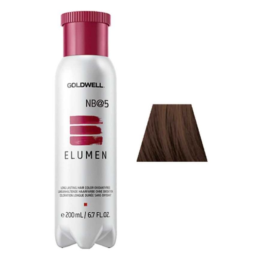 Goldwell ELUMEN pitkäkestoinen hiusväri ilman hapetinta NB@5 200 ml