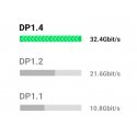 Ugreen 80390 DP 1.4 Male To Male Cable 1m (ABS)