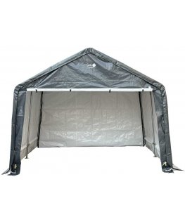 Sodo autotalli paviljonki 3,65x3,65x2,71m harmaa SASKA GARDEN