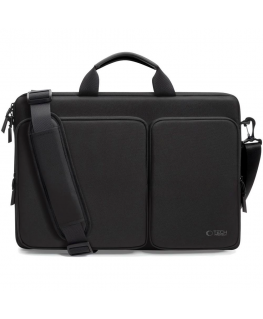 Tech-Protect Defender krepšys 17" nešiojamam kompiuteriui - Juodas