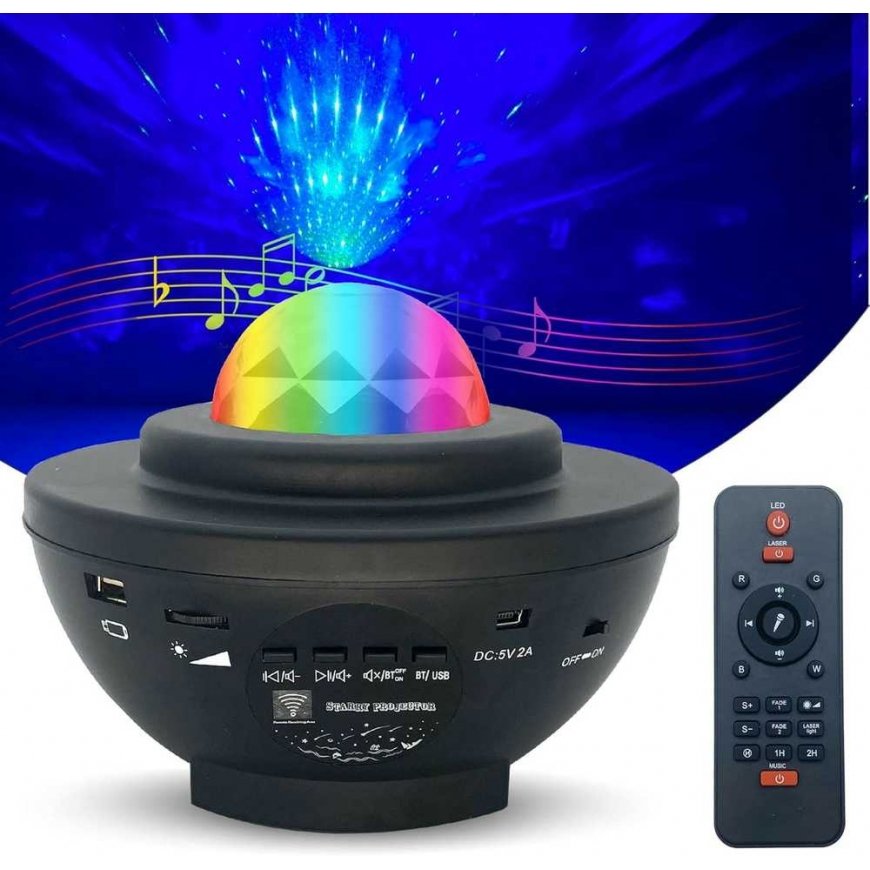 LED проектор звезд Reach Starry Bowl, черный