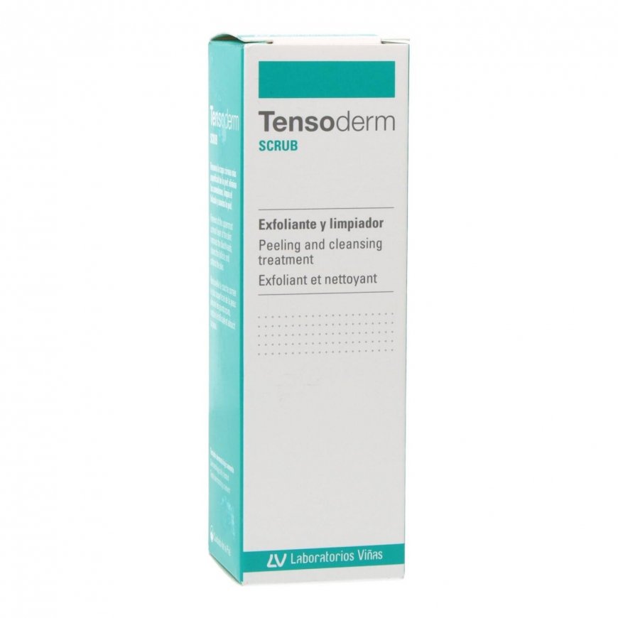 TENSODERM SCRUB eksfolijuojantis ir valantis 50 ml