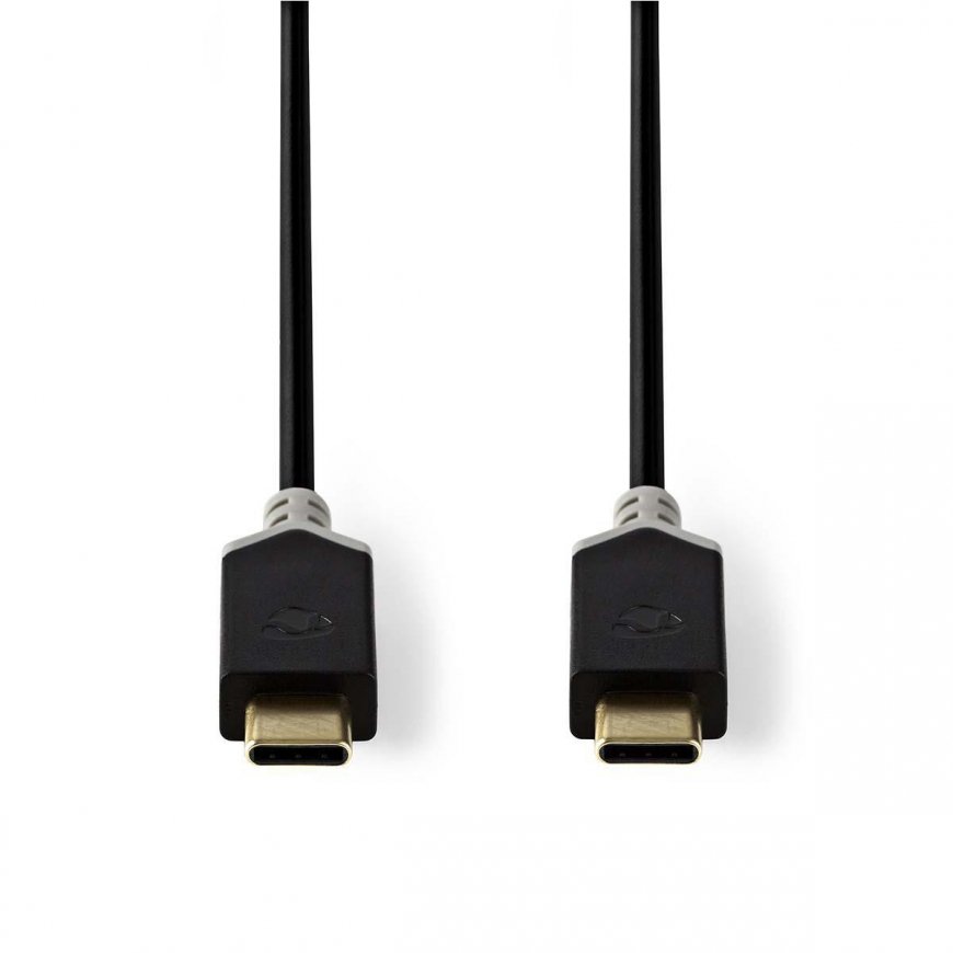 Nedis CCBW64700AT10 USB cable USB 3.2 Gen 2 (3.1 Gen 2) 1 m USB C Anthracite – 2