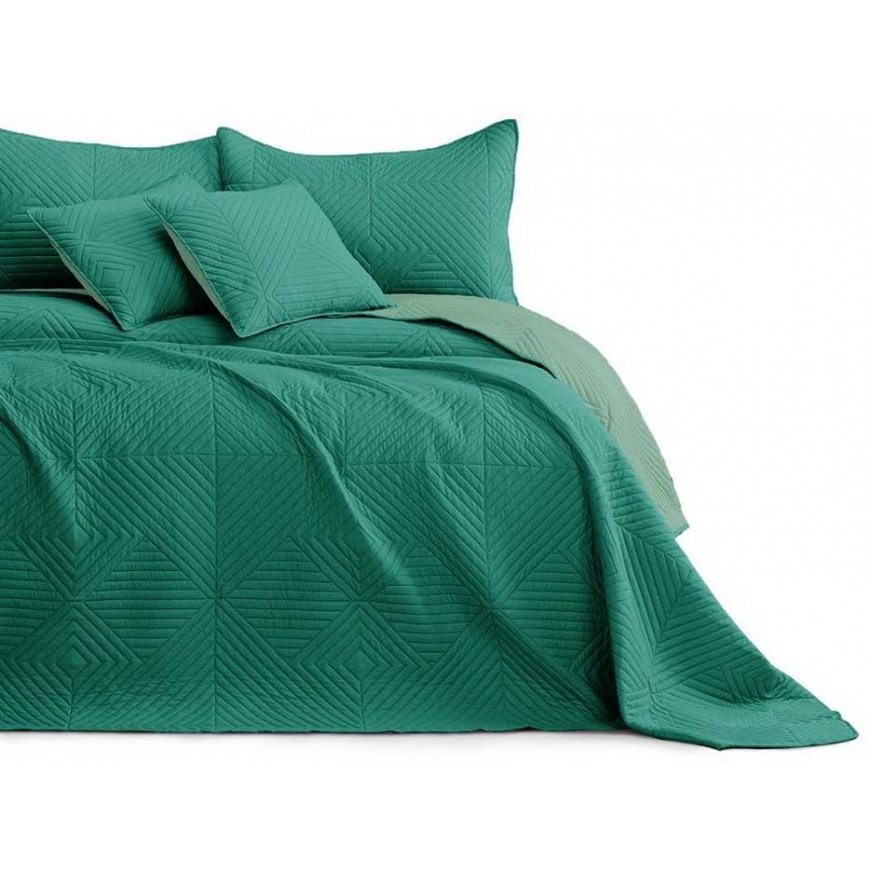 Peitto SOFTA vihreä yksinkertainen materiaali - mikrokuitutekstiili 240x260 AmeliaHome – 2
