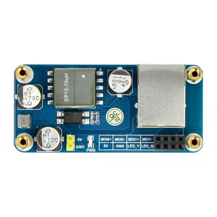PoE Ethernet/USB HUB HAT, mõeldud Raspberry Pi Zero - Waveshare 19635 – 2