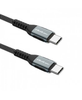 Qoltec 52358 USB cable USB 2.0 1.5 m USB C Black