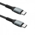 Qoltec 52358 USB-kaapeli USB 2.0 1,5 m USB C musta Qoltec 52358 USB-kaapeli USB 2.0 1,5 m USB C musta