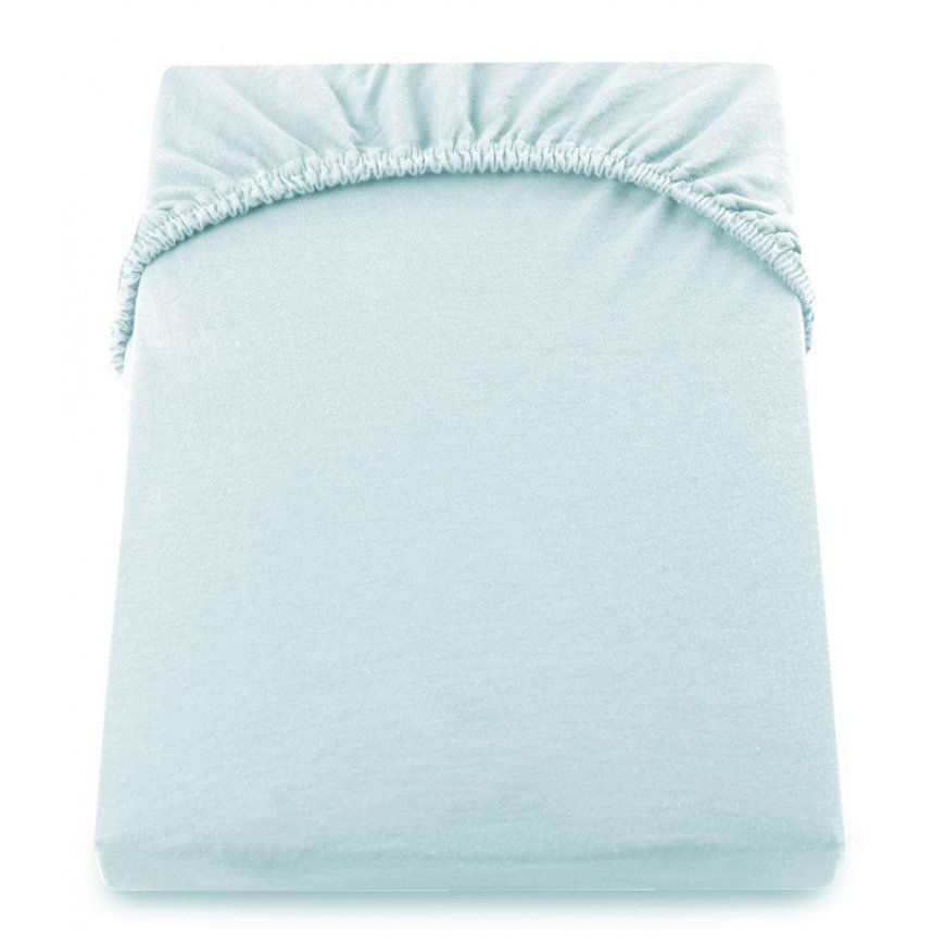 Amber colored mint style classic sheet - textile jersey 100-120x200 DecoKing – 5
