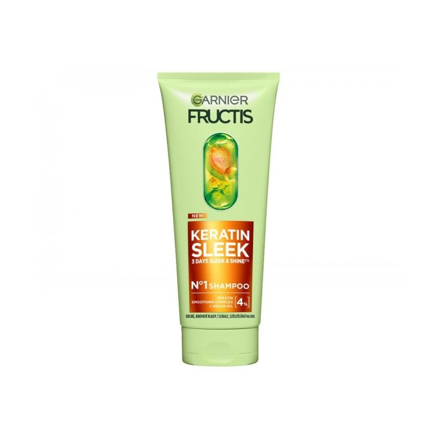 Garnier Fructis Keratin Sleek šampūns -