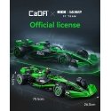 CaDA statybinės plytos F1 Kick Sauber sportinis lenktyninis automobilis 2553 vienetai C64010W CaDA statybinės plytos F1 Kick Sauber sportinis lenktyninis automobilis 2553 vienetai C64010W