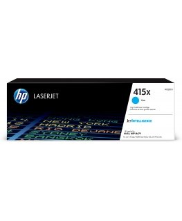 HP Оригинальный лазерный картридж увеличенной емкости LaserJet 415X, голубой