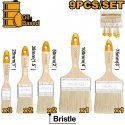 Ingco CHPTB0114091 Flat brush set 9pcs Ingco CHPTB0114091 Flat brush set 9pcs