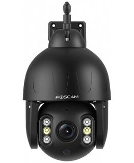 Шакотувер Foscam SD8P WLAN Камера наблюдения Черная 8MP (3840x2160), Двухдиапазонный WLAN, Функция поворота и наклона, 4x оптиче