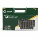 1/2" Impact Socket Set (10-24mm) (13 pcs) SATA 1/2" Impact Socket Set (10-24mm) (13 pcs) SATA