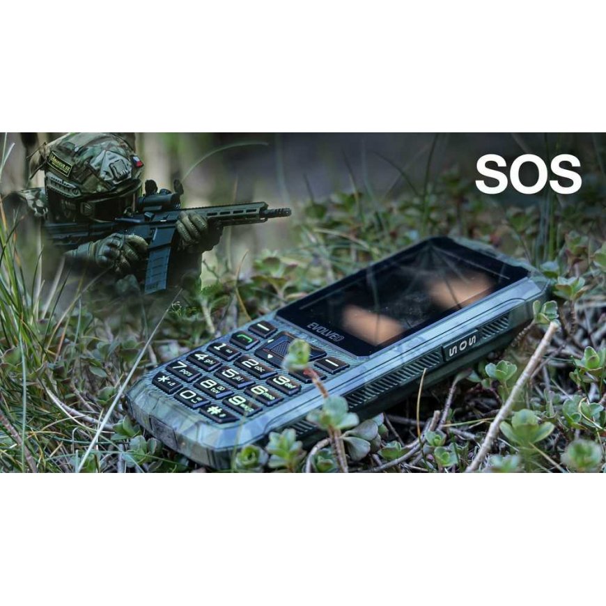 EVOLVEO StrongPhone Z6 medību kamuflāža