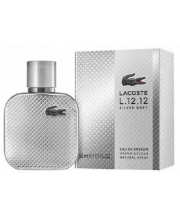 Lacoste L.12.12 Hopea Harmaa EDP parfyymeilla miehille, 50 ml
