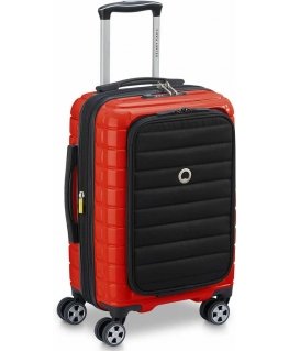 Дорожный чемодан Delsey Shadow 5.0 Расширяемый Бизнес 55 см, красный/черный