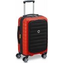 Delsey Shadow 5.0 Expandable Business 55 cm Travel Suitcase, red/black Delsey Shadow 5.0 Expandable Business 55 cm Travel Suitcase, red/black