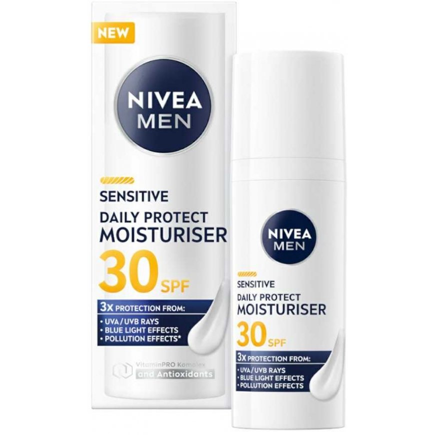 Nivea Vīriešiem paredzēts jutīgai ādai ikdienas