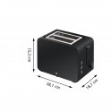 WMF Stelio 0414210071 7 2 griežinėliai 1050 W Juoda WMF Stelio 0414210071 7 2 griežinėliai 1050 W Juoda