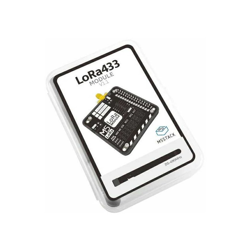LoRa 433MHz V1.1 module - designed for M5Stack Core development modules - M5Stack M005-V11 – 2