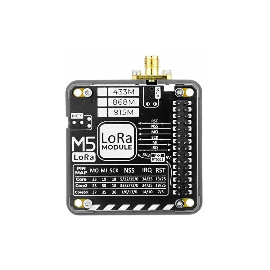 LoRa 433MHz V1.1 modulis - mõeldud M5Stack Core arendusmodulitele - M5Stack M005-V11 – 5