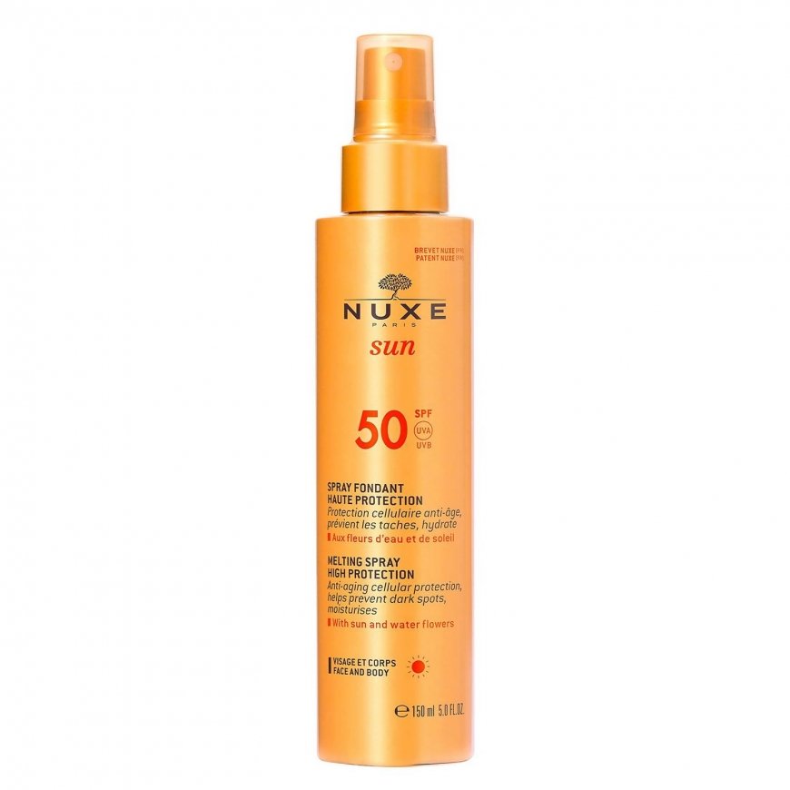 NUXE Sun Melting Spray SPF50 Sauļošanās pieniņš Sejai un ķermenim 50 Pieaugušajiem