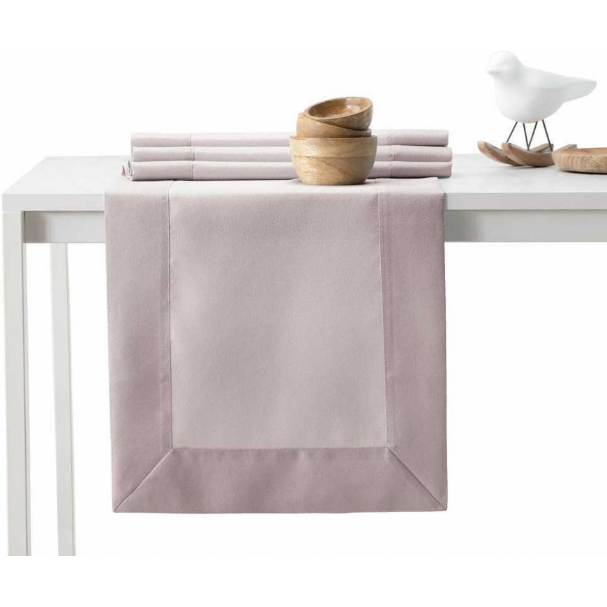 AmeliaHome TCLOTH/AH/EMPIRE/BRD/POWDERPINK/40X140