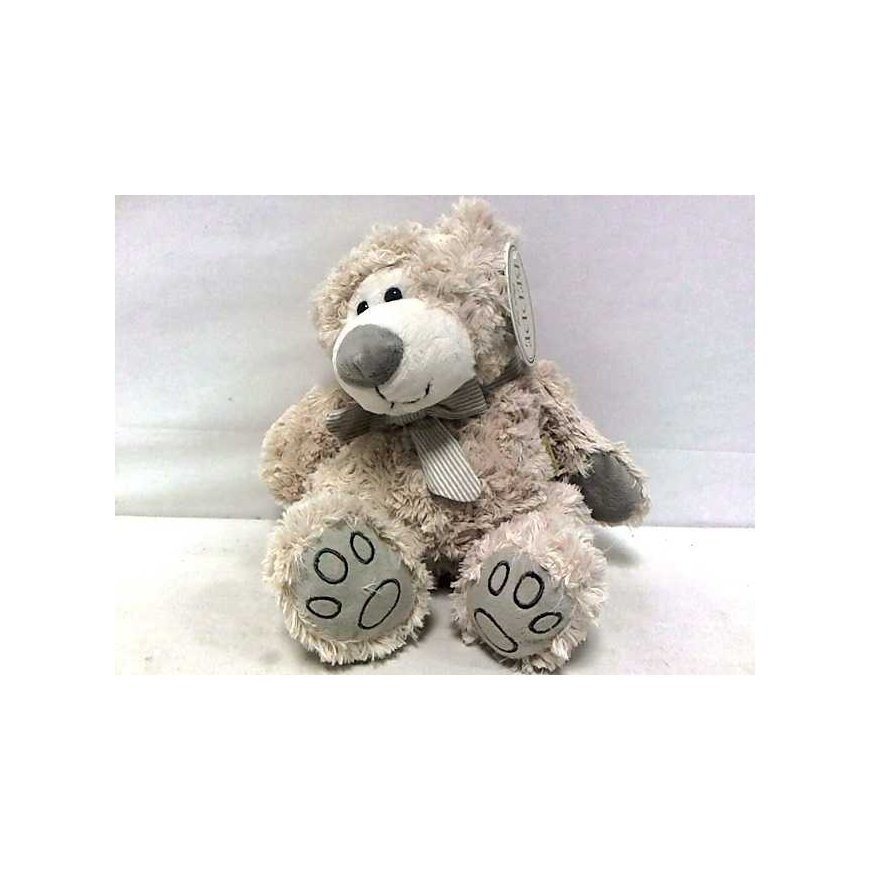 Beppe Bear with ecru ribbon 27cm (258875) – 3