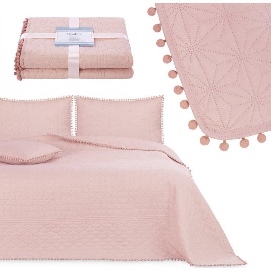 AmeliaHome LOVAS / AH / MEADORE / POWDER Pink / 200x220 – 3