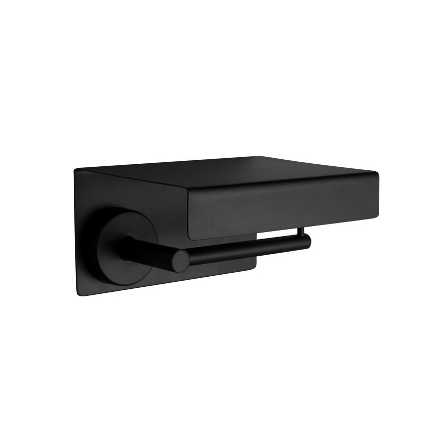 Captain 14 93 55 black matte toilet paper holder