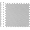 Large foam puzzle mat Ricokids 60x60 cm 4 pcs. gray Large foam puzzle mat Ricokids 60x60 cm 4 pcs. gray