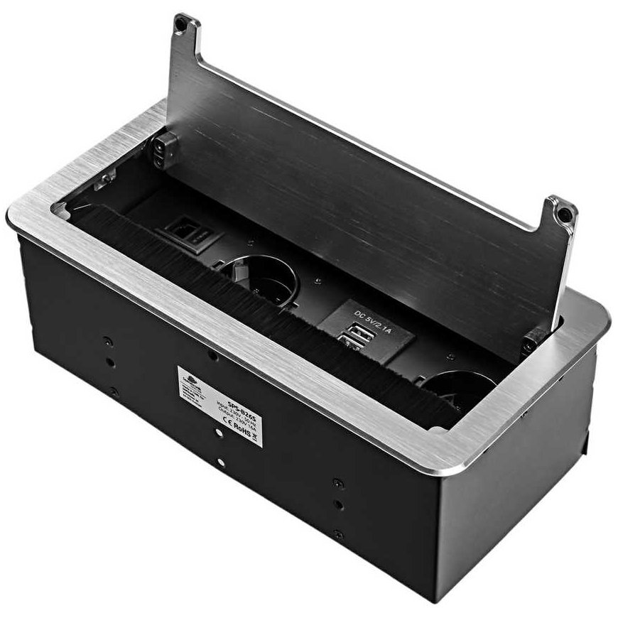 Opening countertop socket Spacetronik SPS-B26S V2